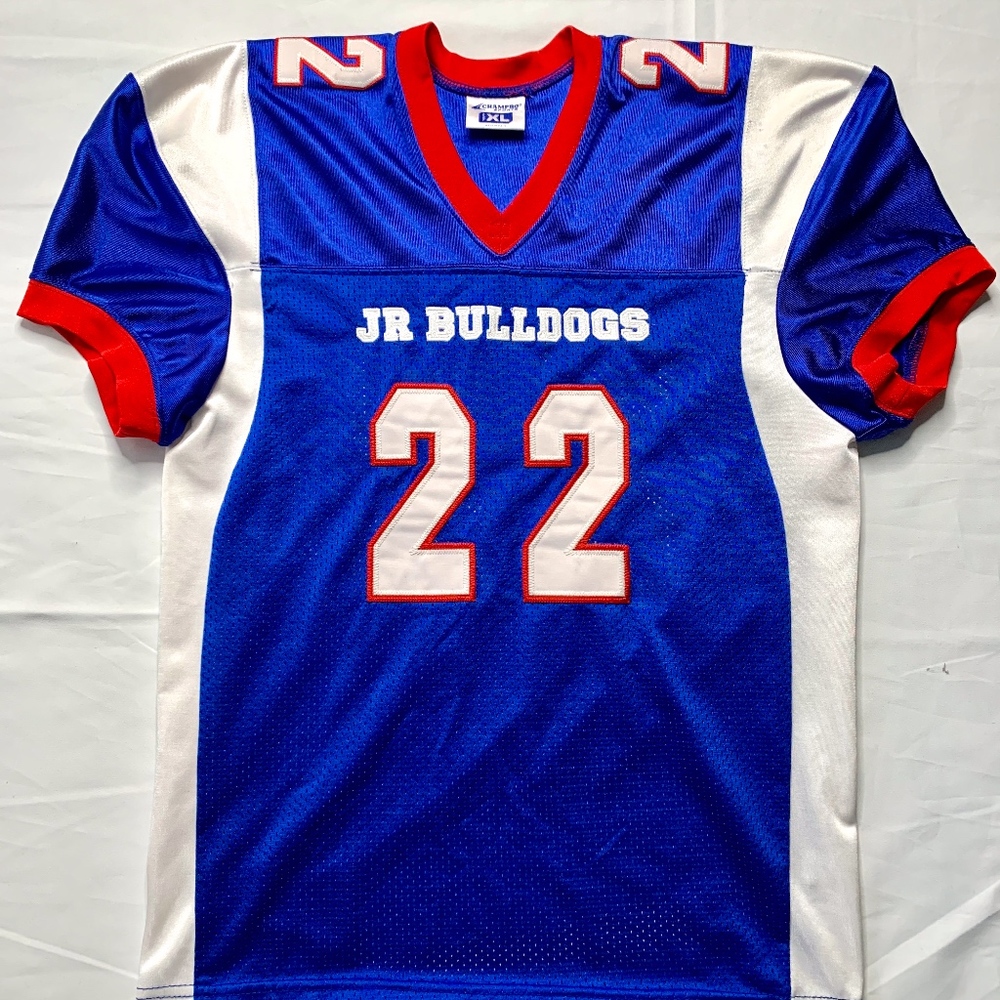 Jr Bulldog Football Jersey #22 Nickens